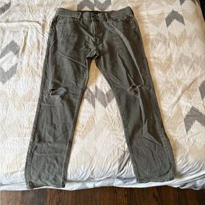 Abercrombie & Fitch Gray Skinny Jeans